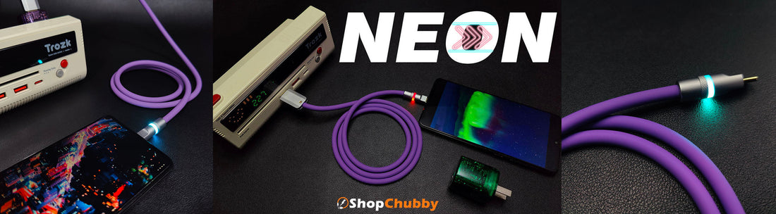 ✨Witness The Enchanting Beauty Of Gradient Neon Light Cable For Yourself!