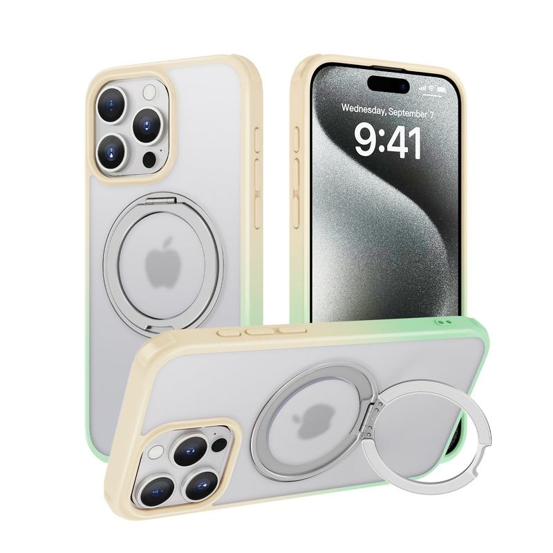 360° Rotatable Stand Magnetic Frosted Phone Case