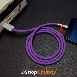 "Neon Chubby" Fast Charge Cable With Smart Light