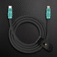 "Anodized Pro" 240W Reflective Shine Charge Cable C+Lightning