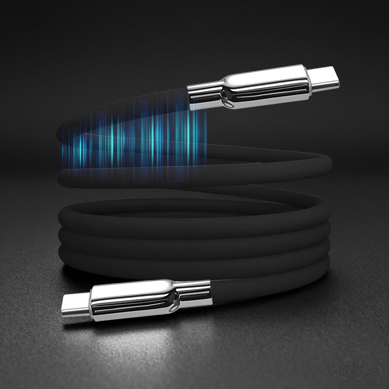 ChubbyCable MagSnap シリコン – 磁気 240W イージーパック充電ケーブル