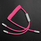 "Chubby Flex" 2 In 1 Spring Fast Charging Cable