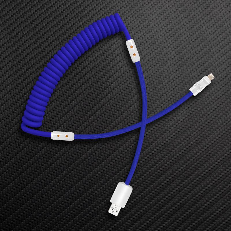 "Chubby Mood" Silicone Braided Fast Charging Cable #317