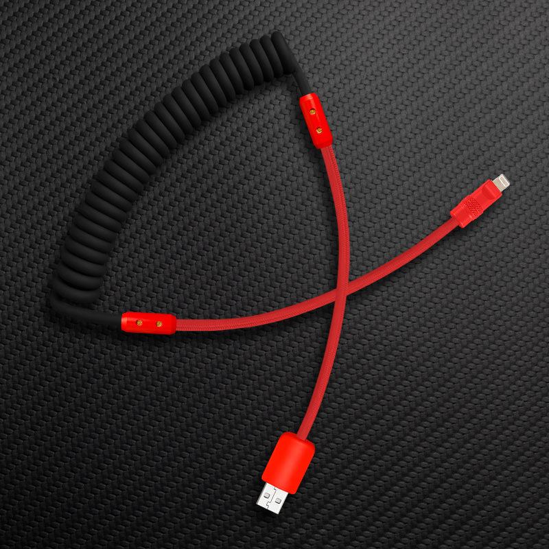 "Chubby Mood" Silicone Braided Fast Charging Cable #711