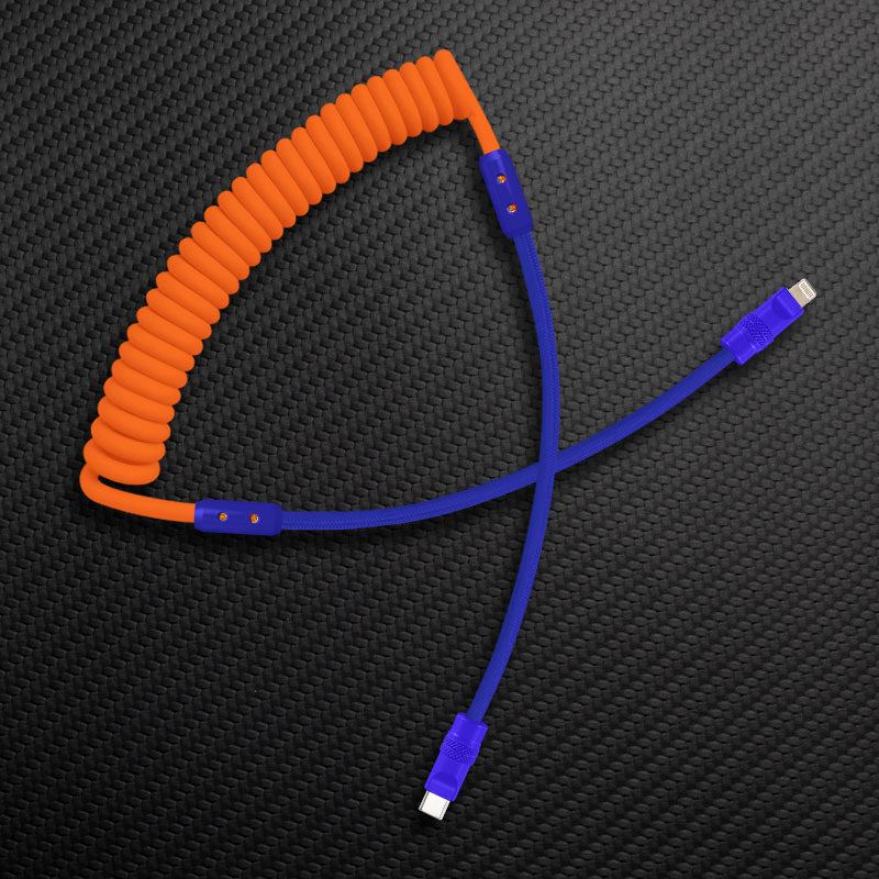 "Chubby Mood" Silicone Braided Fast Charging Cable #711