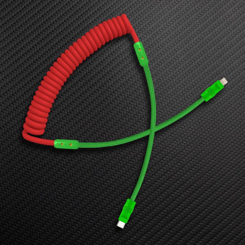 "Chubby Mood" Silicone Braided Fast Charging Cable #711