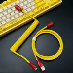 "Chubby" USB To Type C Spring Keyboard Cable