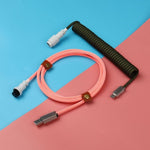 "Chubby" USB To Type C Spring Keyboard Cable - LANO-20850