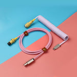 "Chubby" USB To Type C Spring Keyboard Cable - LANO-20850