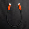 "Cute Anodized Pro" Power Bank Friendly Cable (C+Lightning) - Orange