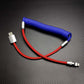 "Colorblock Chubby" Spring Braided Silicone Charge Cable