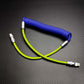 "Colorblock Chubby" Spring Braided Silicone Charge Cable