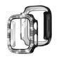 Electroplating Solid Double Row Diamond Protective Case Suitable For Apple Watch