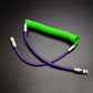 "Colorblock Chubby" Spring Braided Silicone Charge Cable