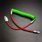 "Colorblock Chubby" Spring Braided Silicone Charge Cable