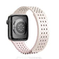 Multicolor Hole Silicone Breathable Watch Band For Apple Watch