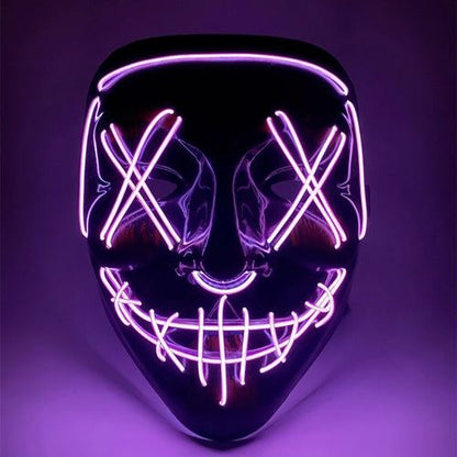 LED Light Mask - Get 50% OFF Mask Discount on Halloween-themed Purchases