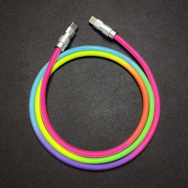 "Rainbow Chubby" Colorful Charge Cable