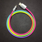 "Rainbow Chubby" Colorful Charge Cable