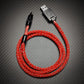 "Neon Chubby" 240W Braided Silver-Plated Fast Charging Cable