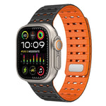 Sports Breathable Silicone Magnetic Band for Apple Watch