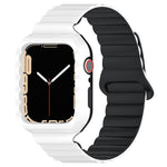 Sports Magnetic Silicone Integrated Watch Band For Apple Watch