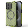 Transparent Honeycomb Magnetic Case - Green