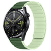 "Vibrant Sport" Colour Block Silicone Band For Samsung/Garmin/Others - Dark Green & Light Blue