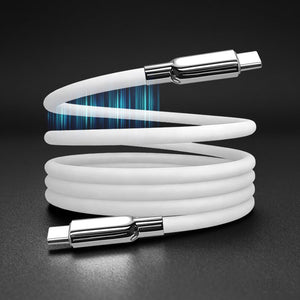 ChubbyCable MagSnap シリコン – 磁気 240W イージーパック充電ケーブル
