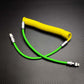 "Colorblock Chubby" Spring Braided Silicone Charge Cable