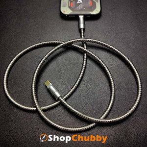 "SteelGuard Max" Ultimate Anti-Bite Reinforced Charging Cable