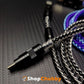 "Neon Chubby" 240W Braided Silver-Plated Fast Charging Cable