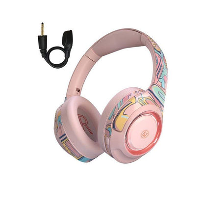 "Cyber" Gaming Headphones With Graffiti