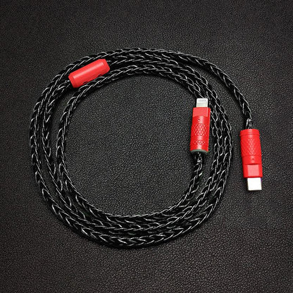 "Colorblock Chubby" Colorful Braided Fast Charging Cable