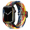 "Rainbow Band" Colorful Nylon Braided Band For Apple Watch - Bright Rainbow