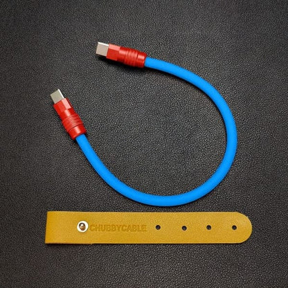 "Color Block Chubby"  Power Bank Friendly Cable