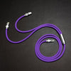 "Chubby" 2 In 1 Fast Charge Cable (C+C) - Purple
