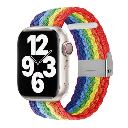 "Stripe Band" Colorful Woven Band For Apple Watch