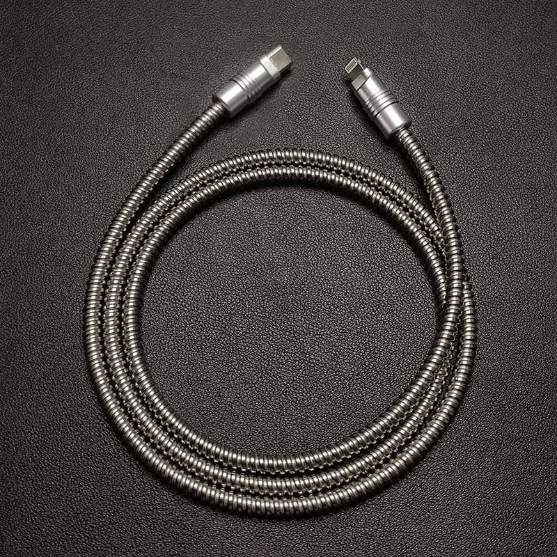 "SteelGuard Max" Ultimate Anti-Bite Reinforced Charging Cable