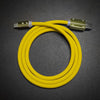 "Neon Chubby" Fast Charge Cable With Gold-plated Design - Yellow