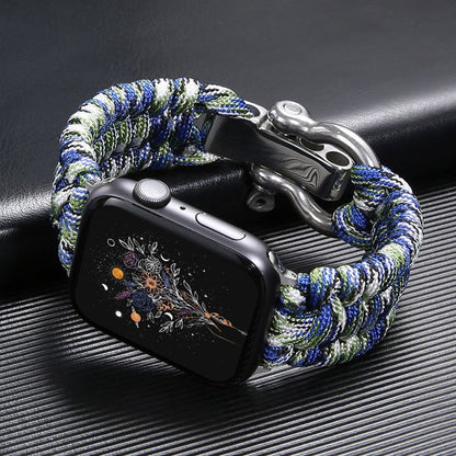 Nylon Sport Braided Steel Buckle Band for Apple Watch